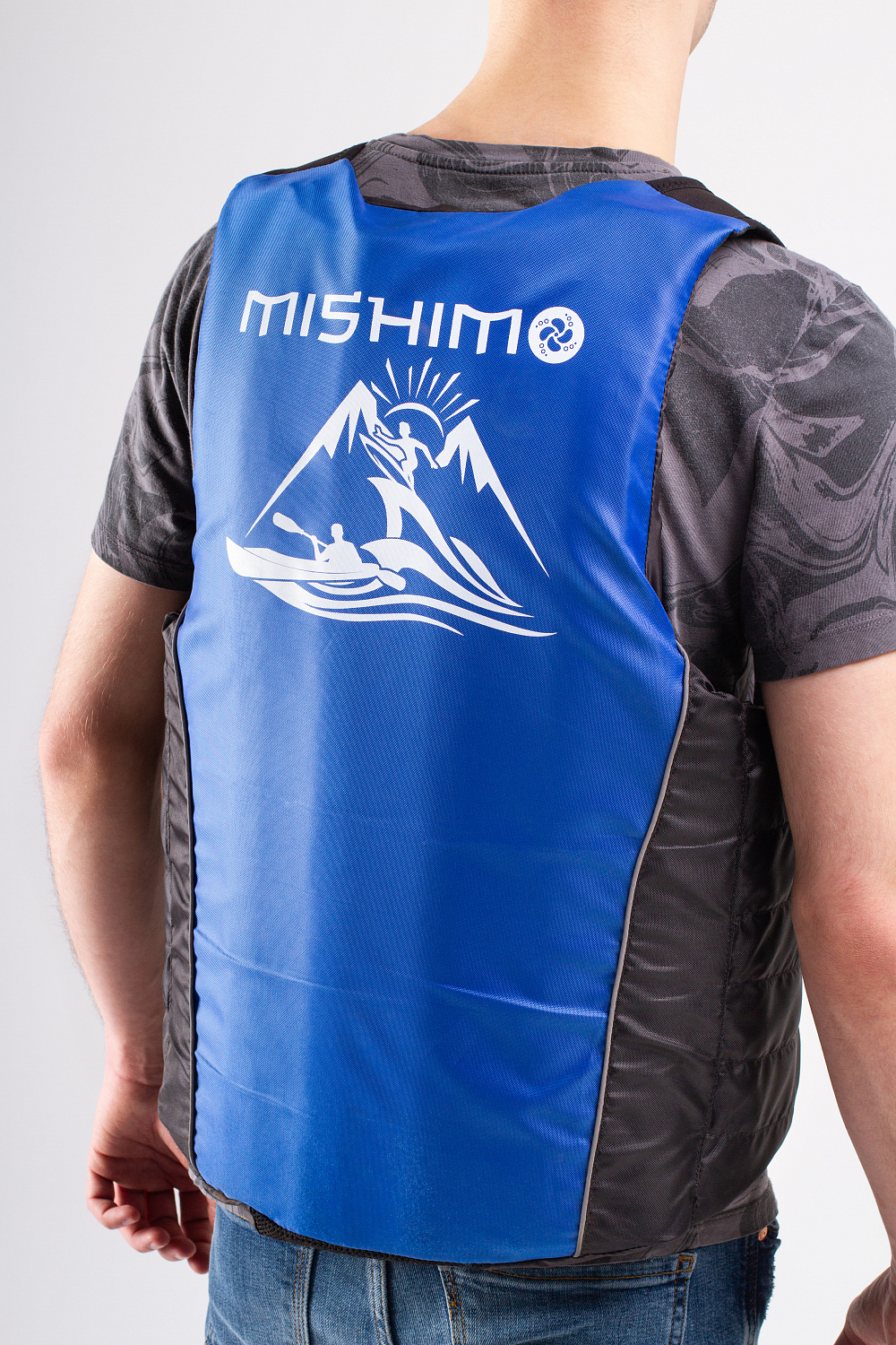 Жилет спасательный MISHIMO PRO Премиум качества Черно-синий в Дербенте