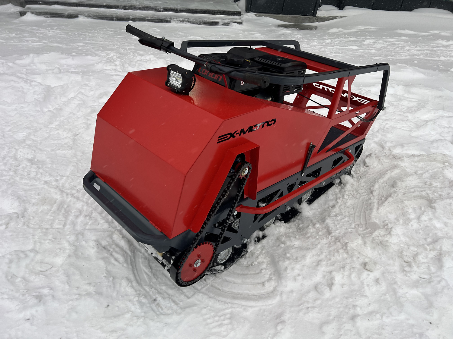 Мотобуксировщик EX-MOTO SNOWDOG S500 15л.с в Дербенте